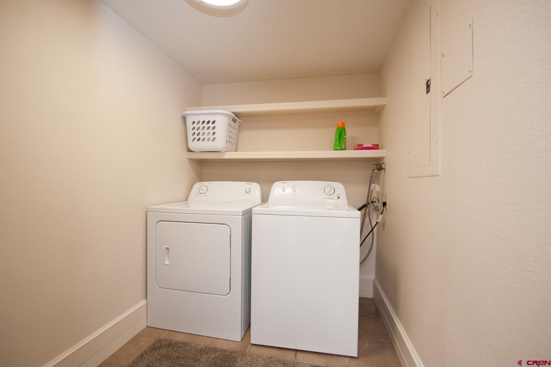460 Sheol Street, Unit 17 Durango, CO 81301 - Photo 29 of 29 a utility room with dryer and washer