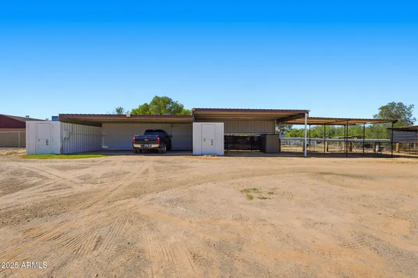 an aerial view of residential building and ocean