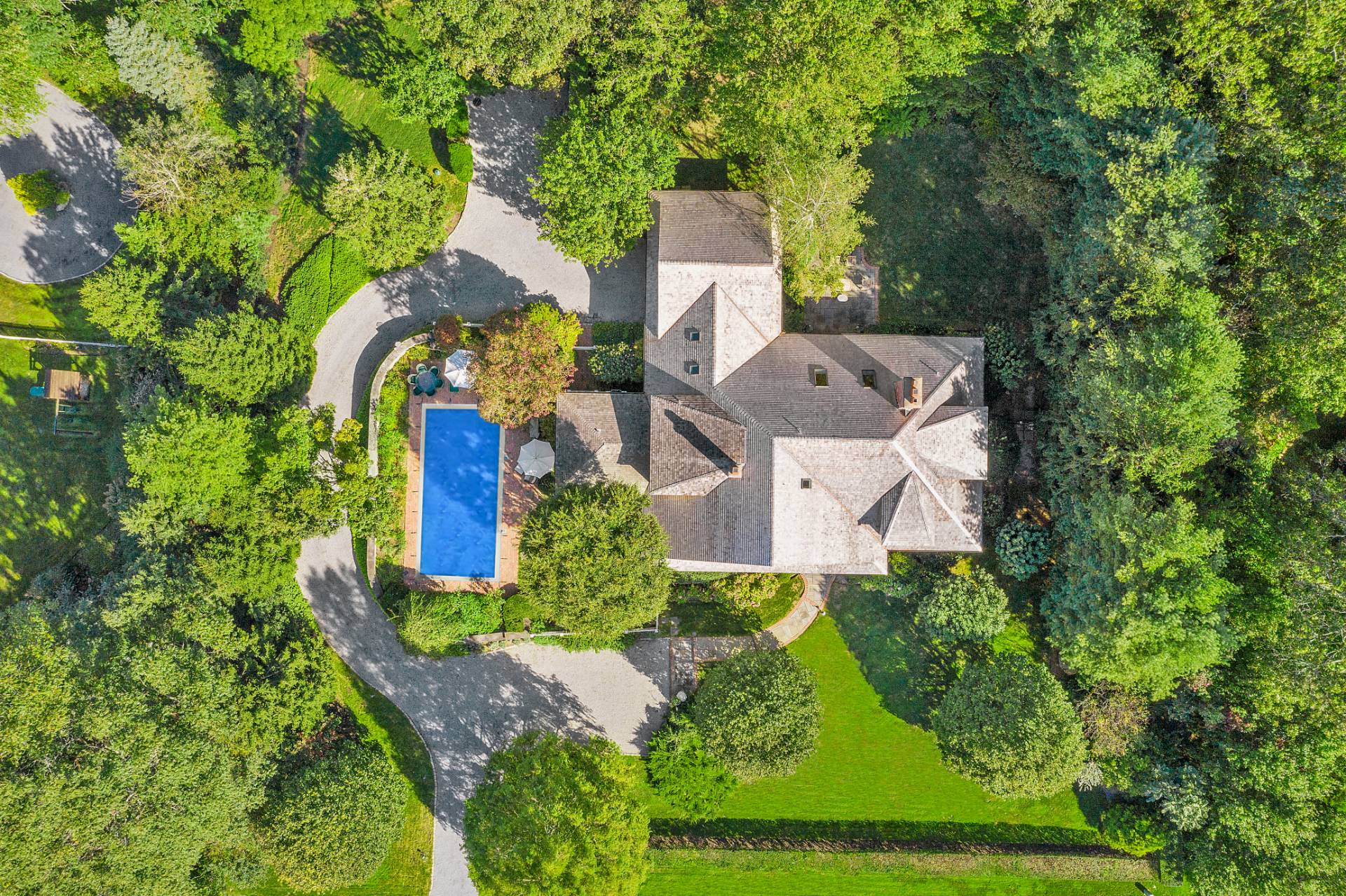 5 Mill Path Bridgehampton, NY 11963 - Photo 2 of 30 an aerial view of a house