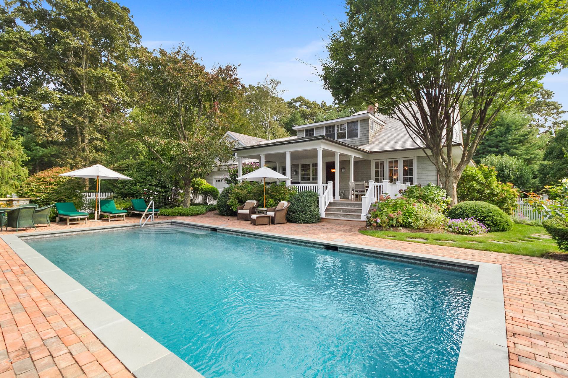 5 Mill Path Bridgehampton, NY 11963 - Photo 5 of 30 a view of a house with swimming pool and sitting area
