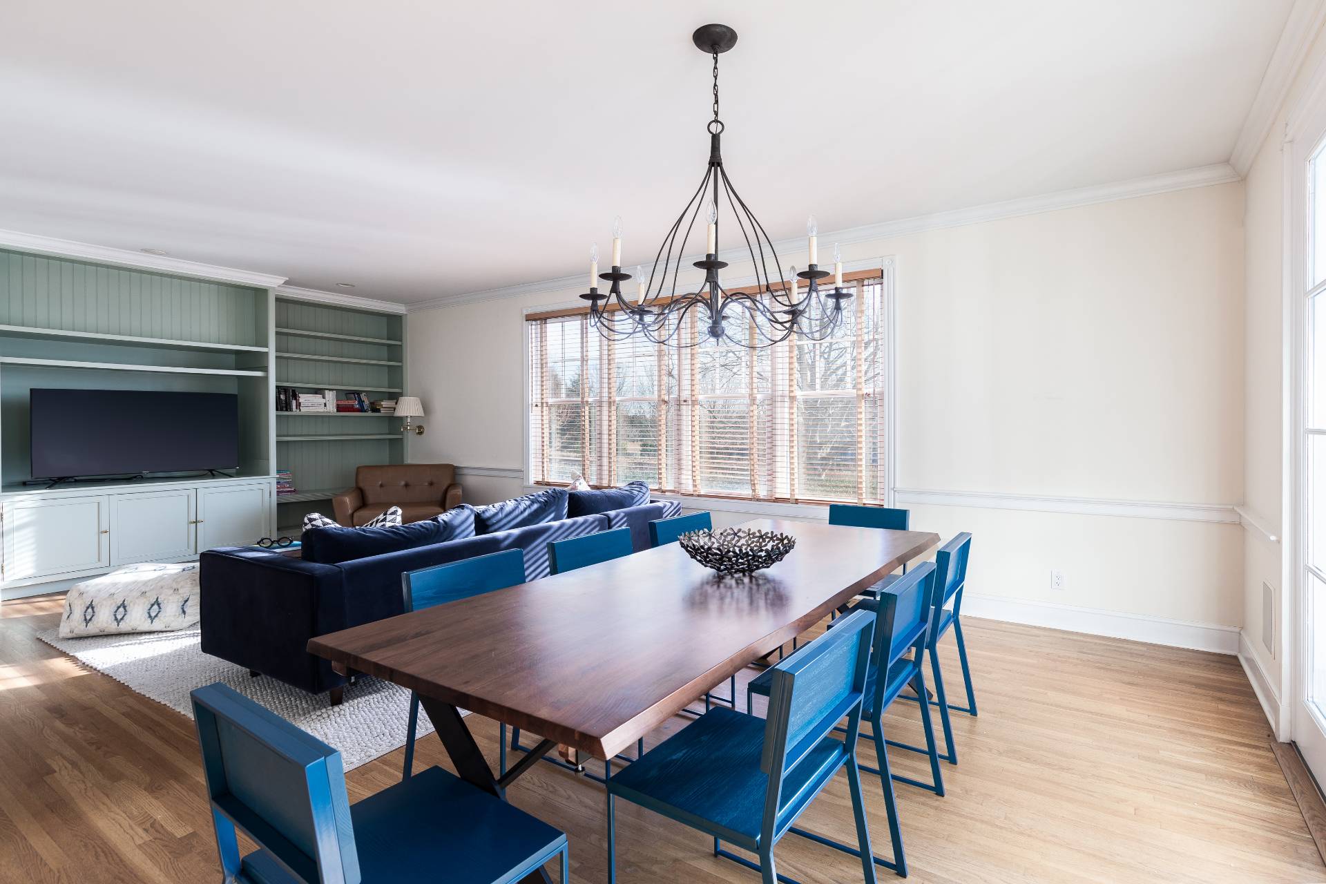 5 Mill Path Bridgehampton, NY 11963 - Photo 9 of 30 a view of a dining room with furniture window and wooden floor