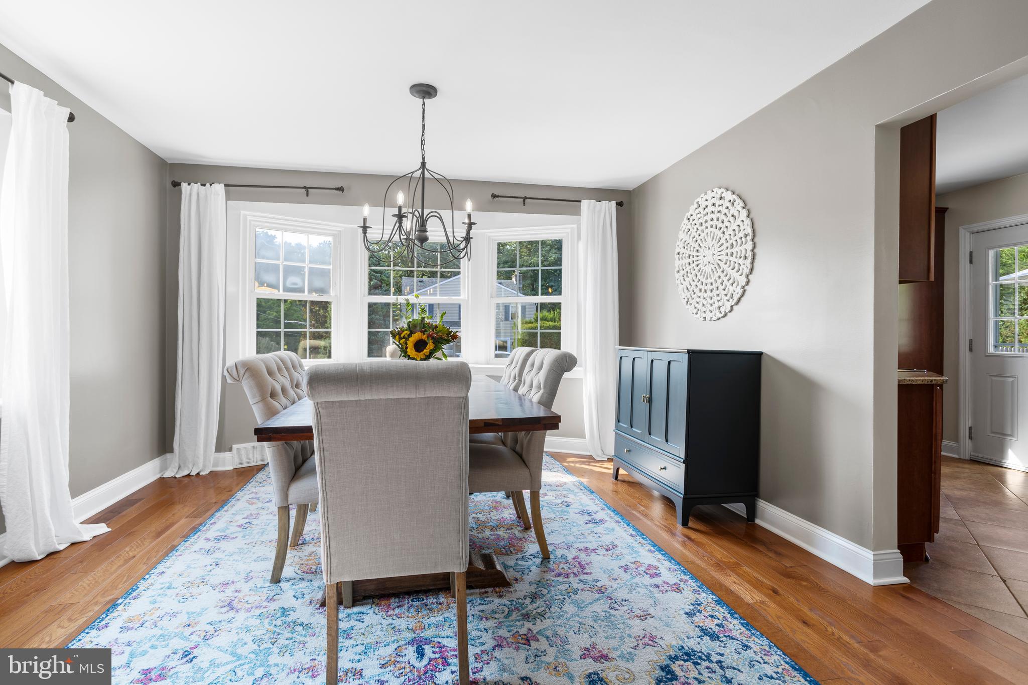 100 Shelburne Road Springfield, PA 19064 - Photo 8 of 31 a view of a dining room with furniture window and wooden floor