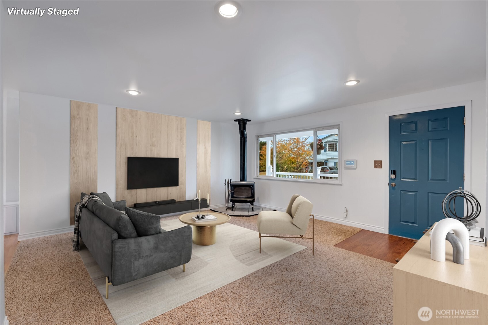 12649 Southeast 169th Place Renton, WA 98058 - Photo 5 of 38 a living room with furniture and a flat screen tv