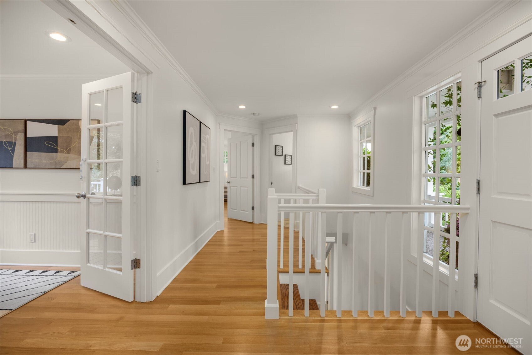 3204 Evergreen Point Road Medina, WA 98039 - Photo 17 of 39 a view of entryway with wooden floor