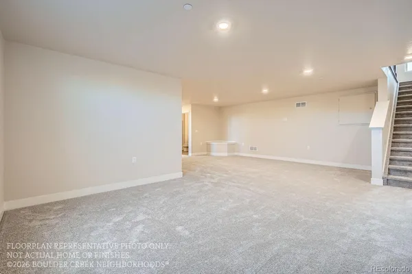 a view of an empty room