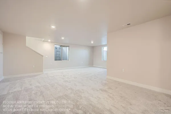 a view of an empty room