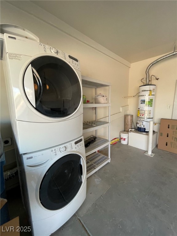 10519 Hedge View Avenue Las Vegas, NV 89129 - Photo 36 of 39 Laundry room featuring secured water heater and st