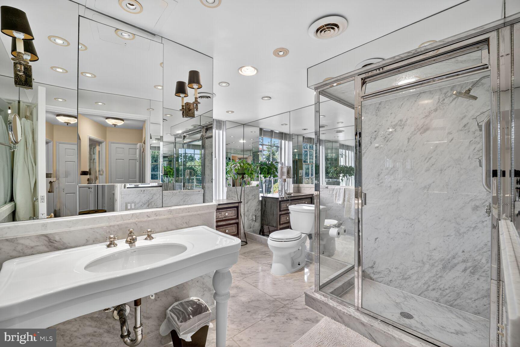 2310 Kalorama Road Northwest Washington, DC 20008 - Photo 25 of 50 a bathroom with a sink and a mirror