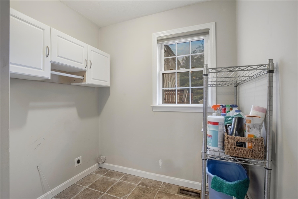 269 Tispaquin Street Middleboro, MA 02346 - Photo 30 of 40 a view of storage and utility room with washer and dryer
