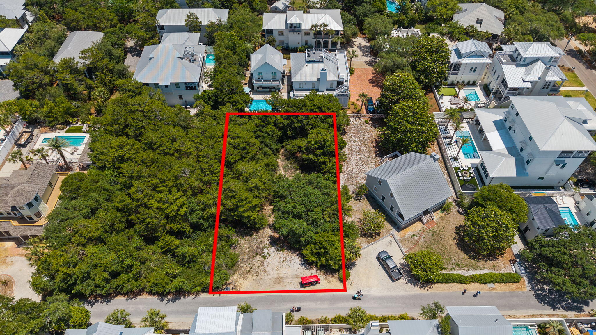 0 Winston Ln Inlet Beach Inlet Beach, FL 32461 - Photo 5 of 11 an aerial view of residential houses with outdoor space