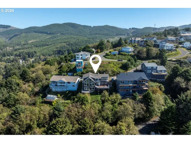 a aerial view of multiple house