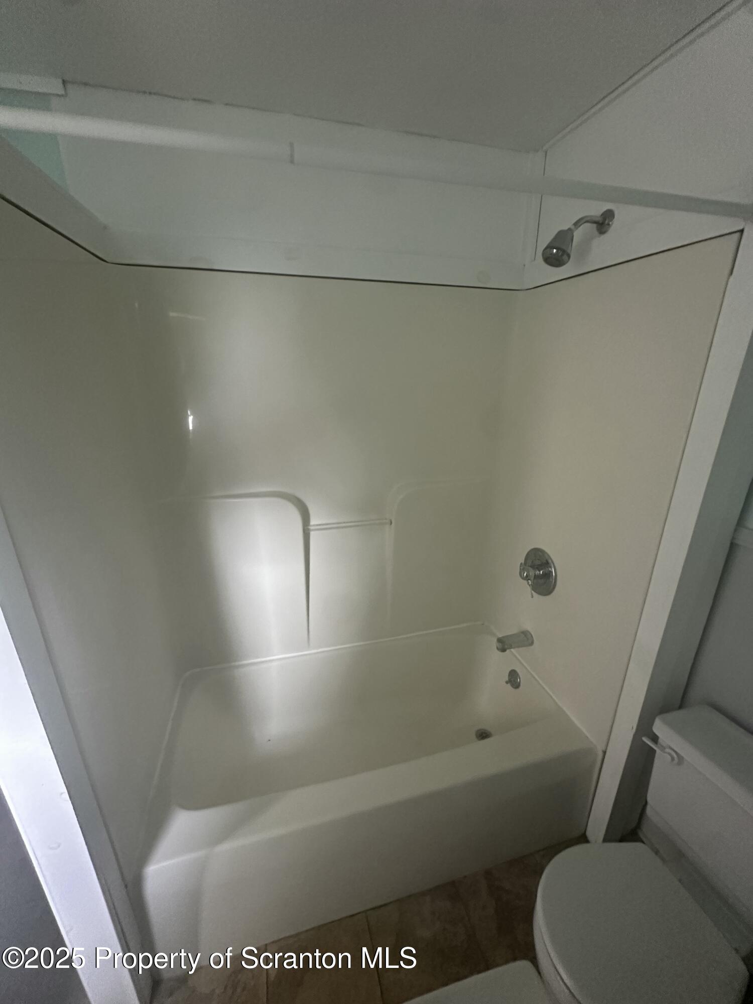 1906 Farr Street, Unit 2 Scranton, PA 18504 - Photo 10 of 14 a bathroom with a shower and toilet