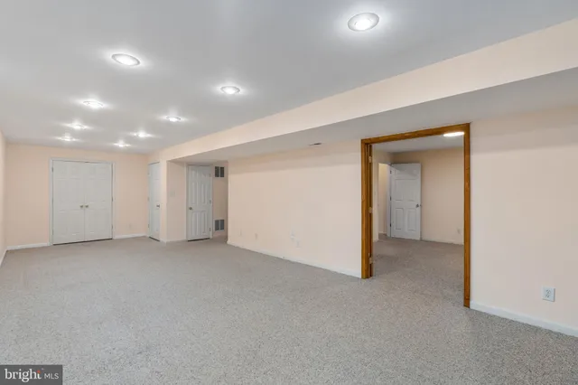 a view of an empty room