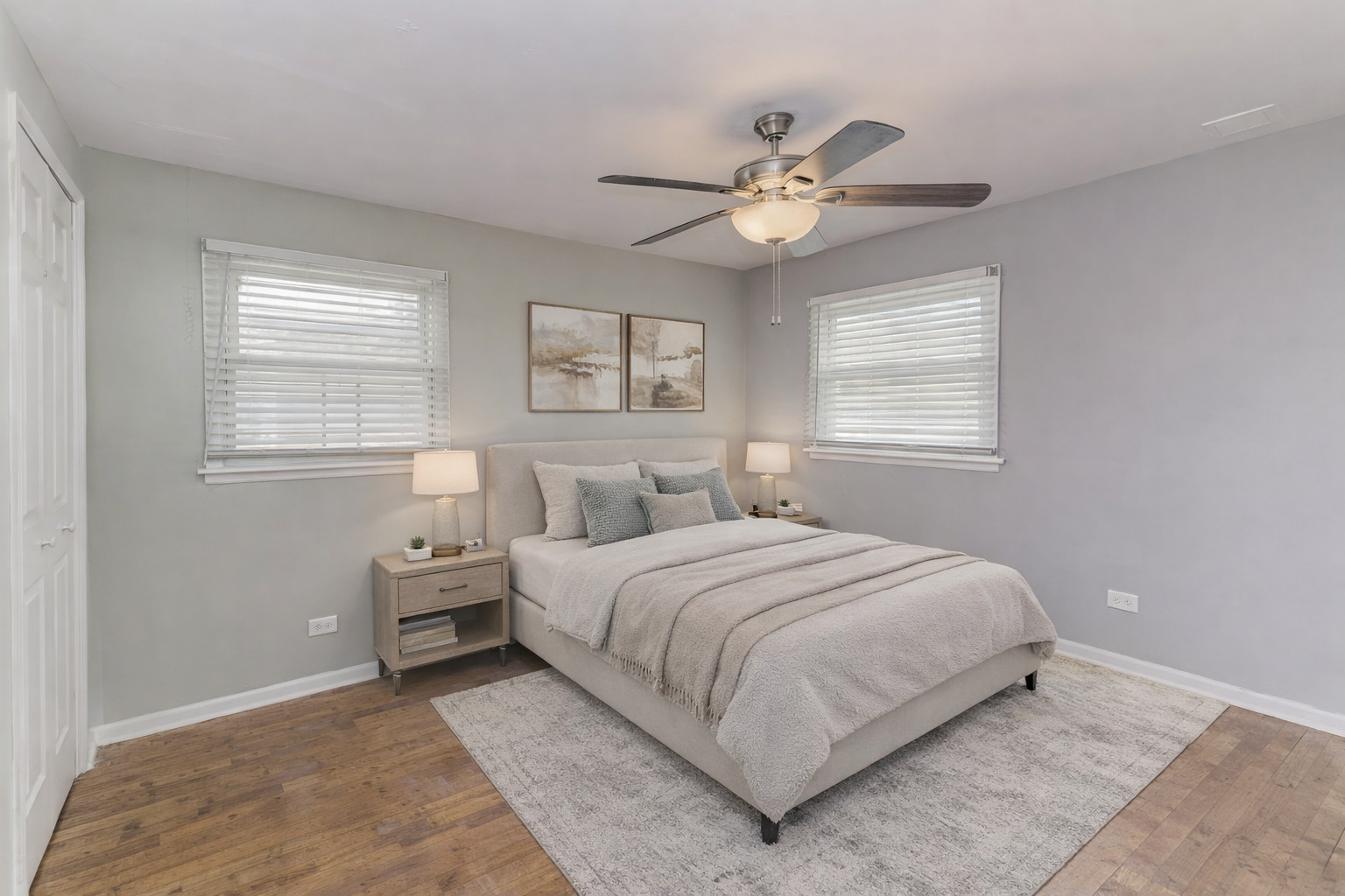1472 West 74th Street Chicago, IL 60636 - Photo 17 of 32 a bedroom with a large bed and a window