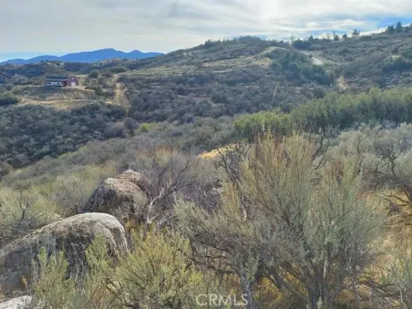 a view of a mountain in the distance