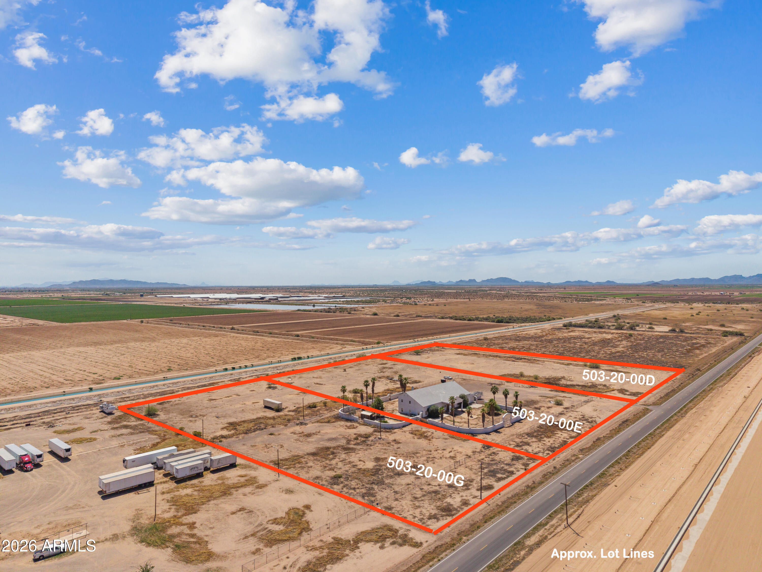 425 South Russell Road Stanfield, AZ 85172 - Photo 1 of 46 425 S Russell Rd Lot Lines + APN