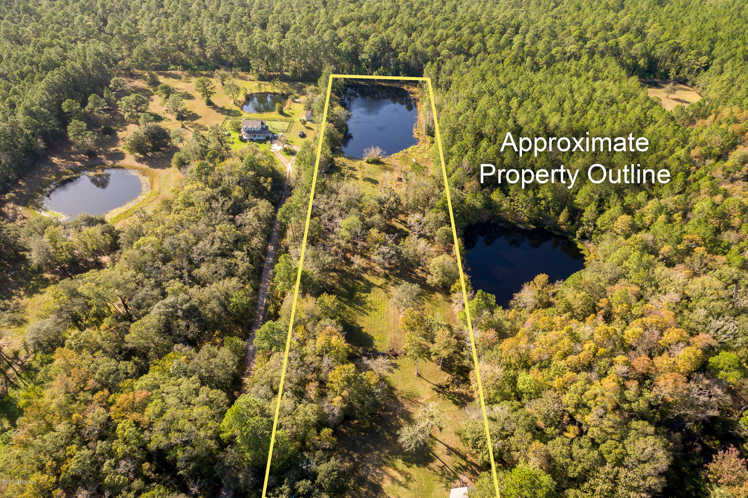 13160 Caldwell Road Jacksonville, FL 32226 - Photo 51 of 53 55-Aerial Back View of Property