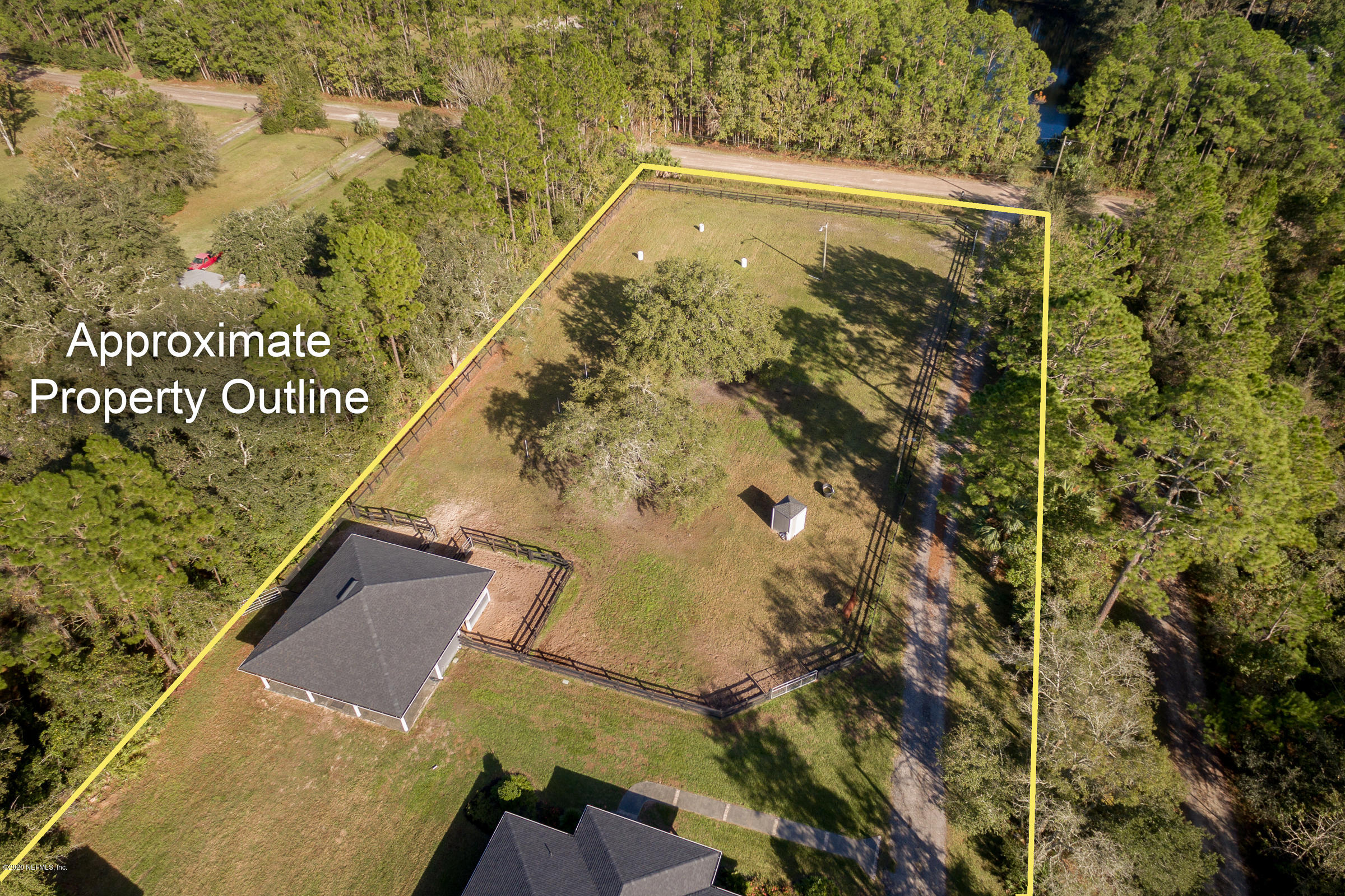 13160 Caldwell Road Jacksonville, FL 32226 - Photo 52 of 53 4-Aerial View of Front Paddock