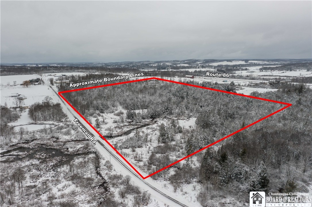 0 Freeman Road Sherman, NY 14781 - Photo 1 of 1 drone photo