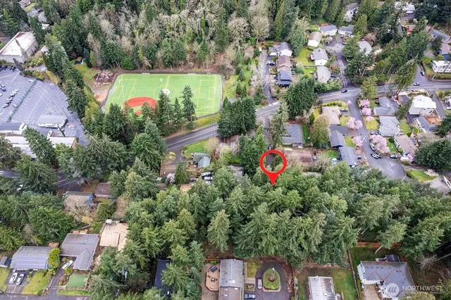 a view of city and mountain