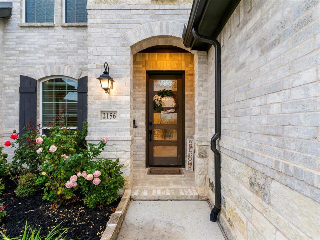 2156 Cloverfern Way Haslet, TX 76052 - Photo 5 of 40 a view of entrance of the house and front door