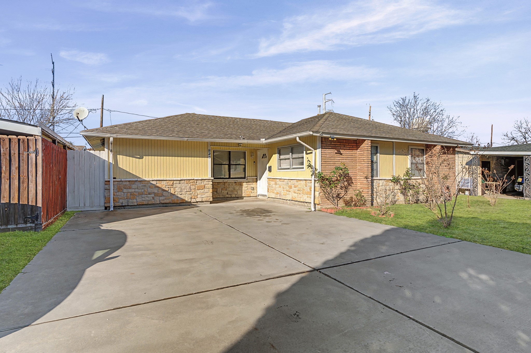 823 Marleen Street Houston, TX 77034 - Photo 1 of 15 a front view of a house with a yard