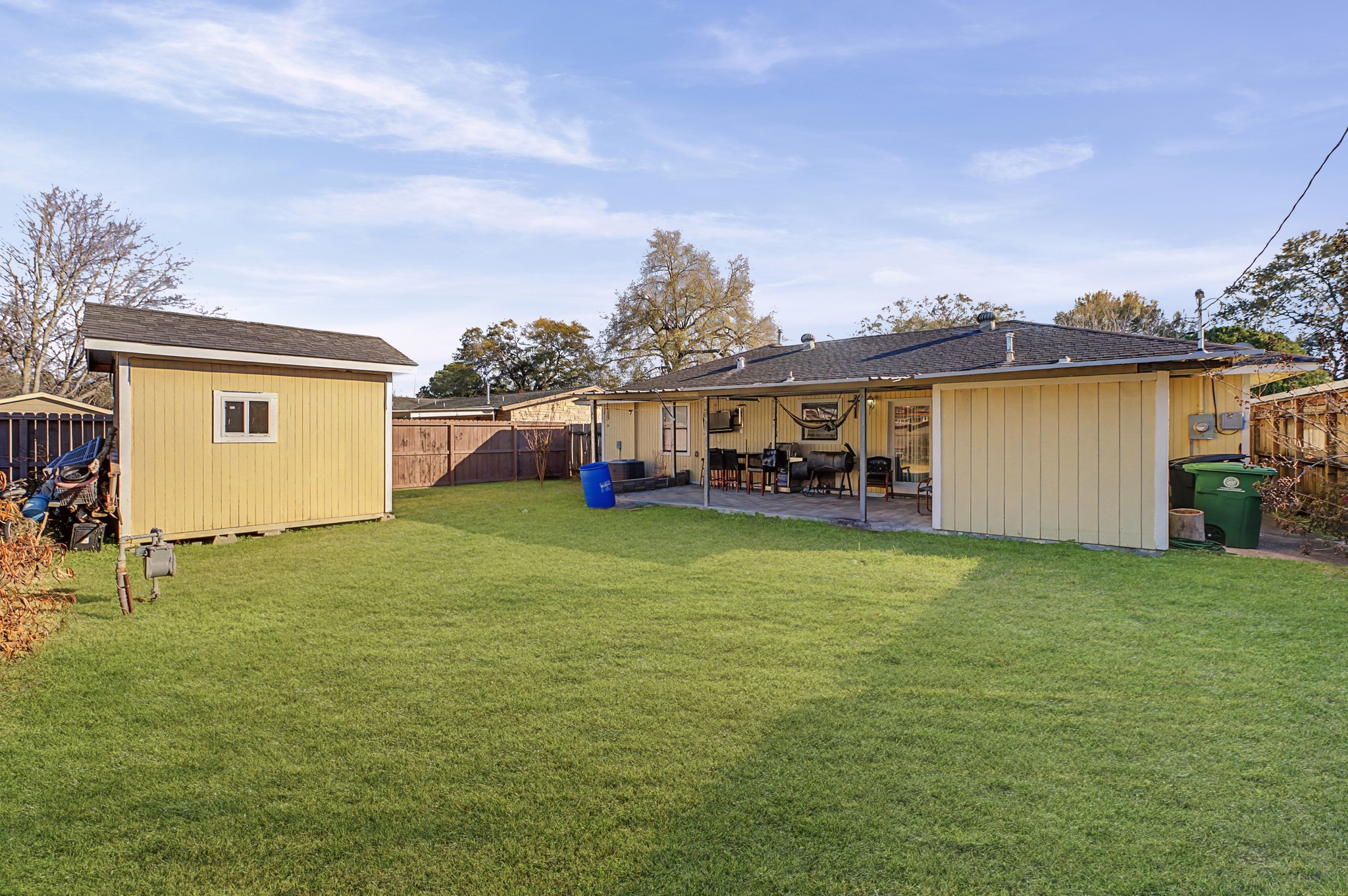 823 Marleen Street Houston, TX 77034 - Photo 15 of 15 a front view of house with yard and seating area
