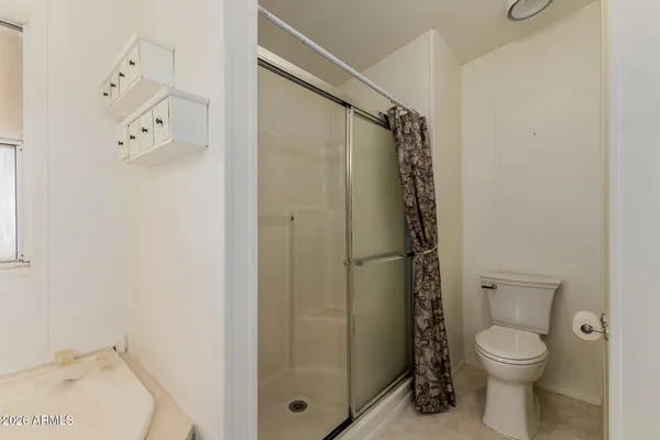 a close view of closet
