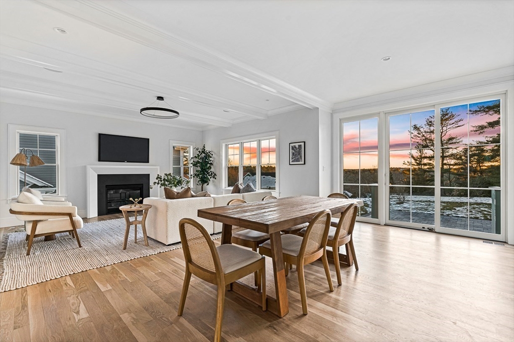123 Lawton Road Needham, MA 02492 - Photo 3 of 16 a dining room with furniture window and wooden floor