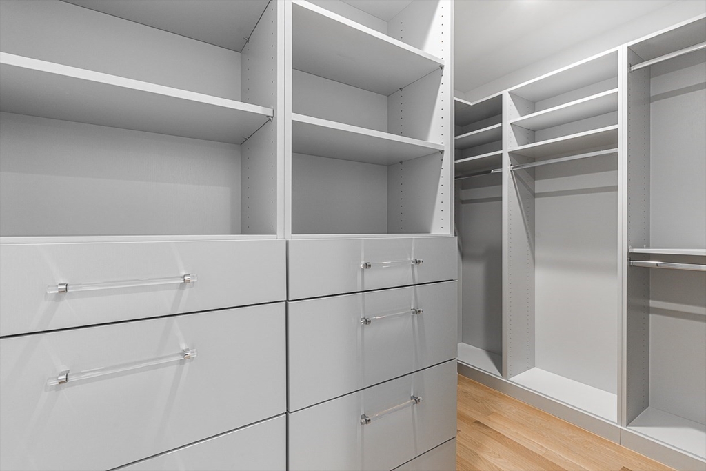 123 Lawton Road Needham, MA 02492 - Photo 9 of 16 a view of walk in closet with empty racks