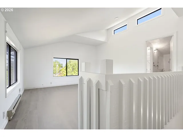 a bathroom with a bathtub and sink