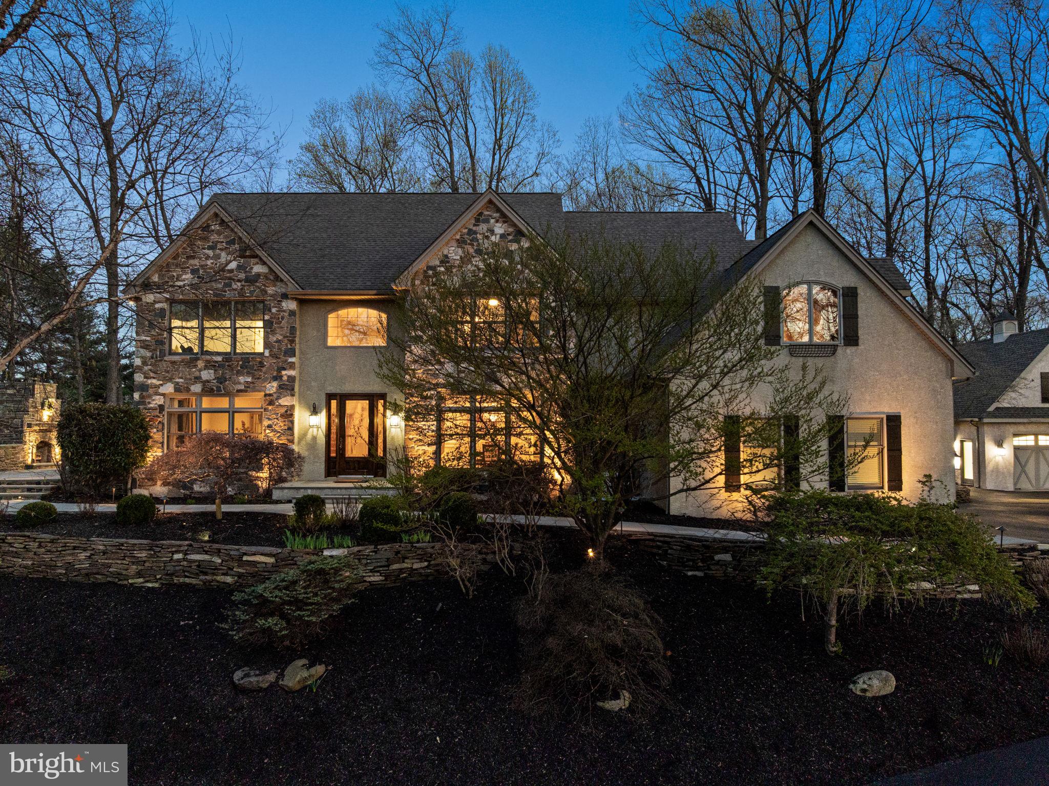 1714 Hickory Hill Road Chadds Ford, PA 19317 - Photo 1 of 82 a front view of a house with a yard