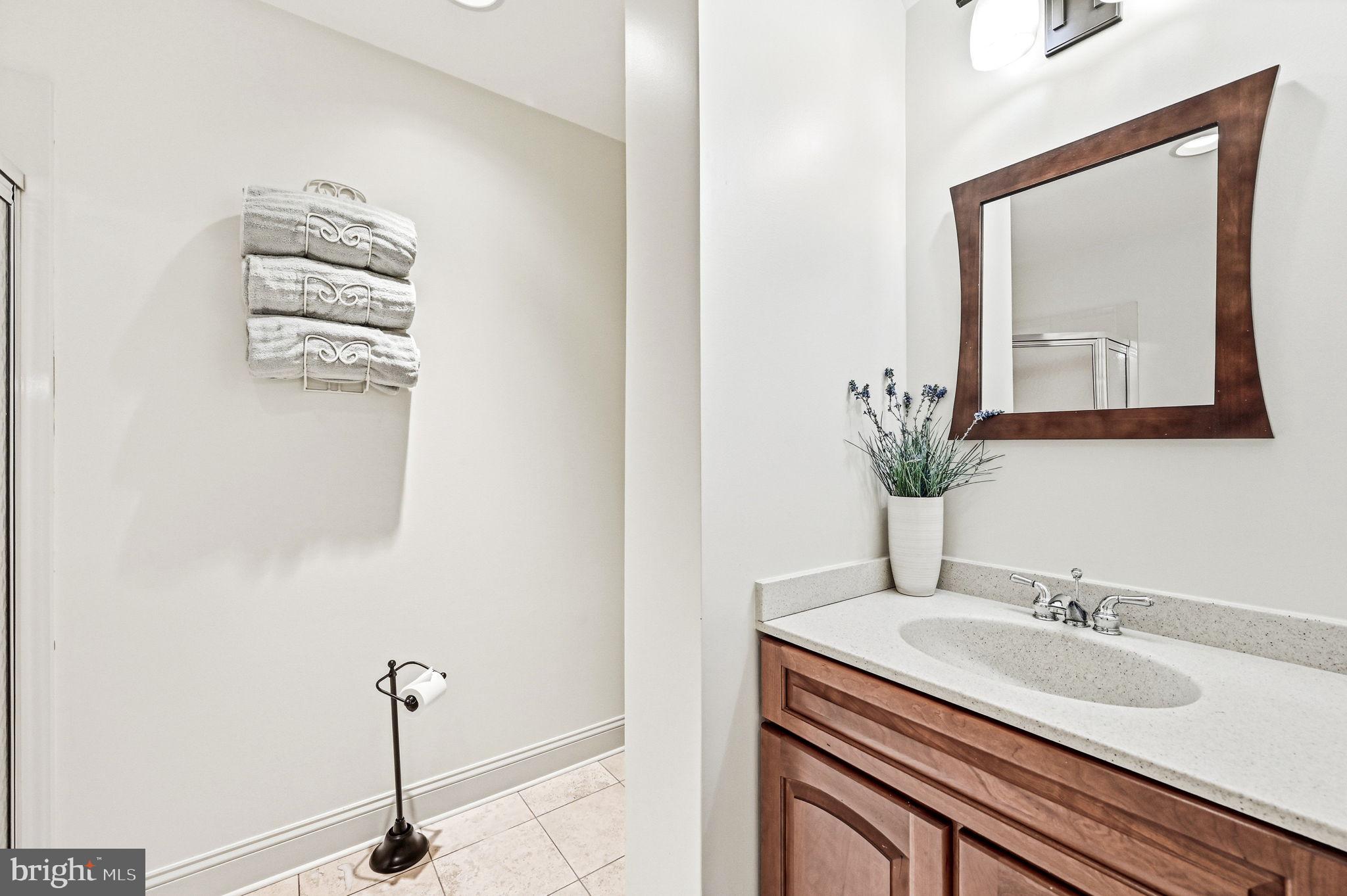 1714 Hickory Hill Road Chadds Ford, PA 19317 - Photo 54 of 82 a bathroom with a sink and a mirror