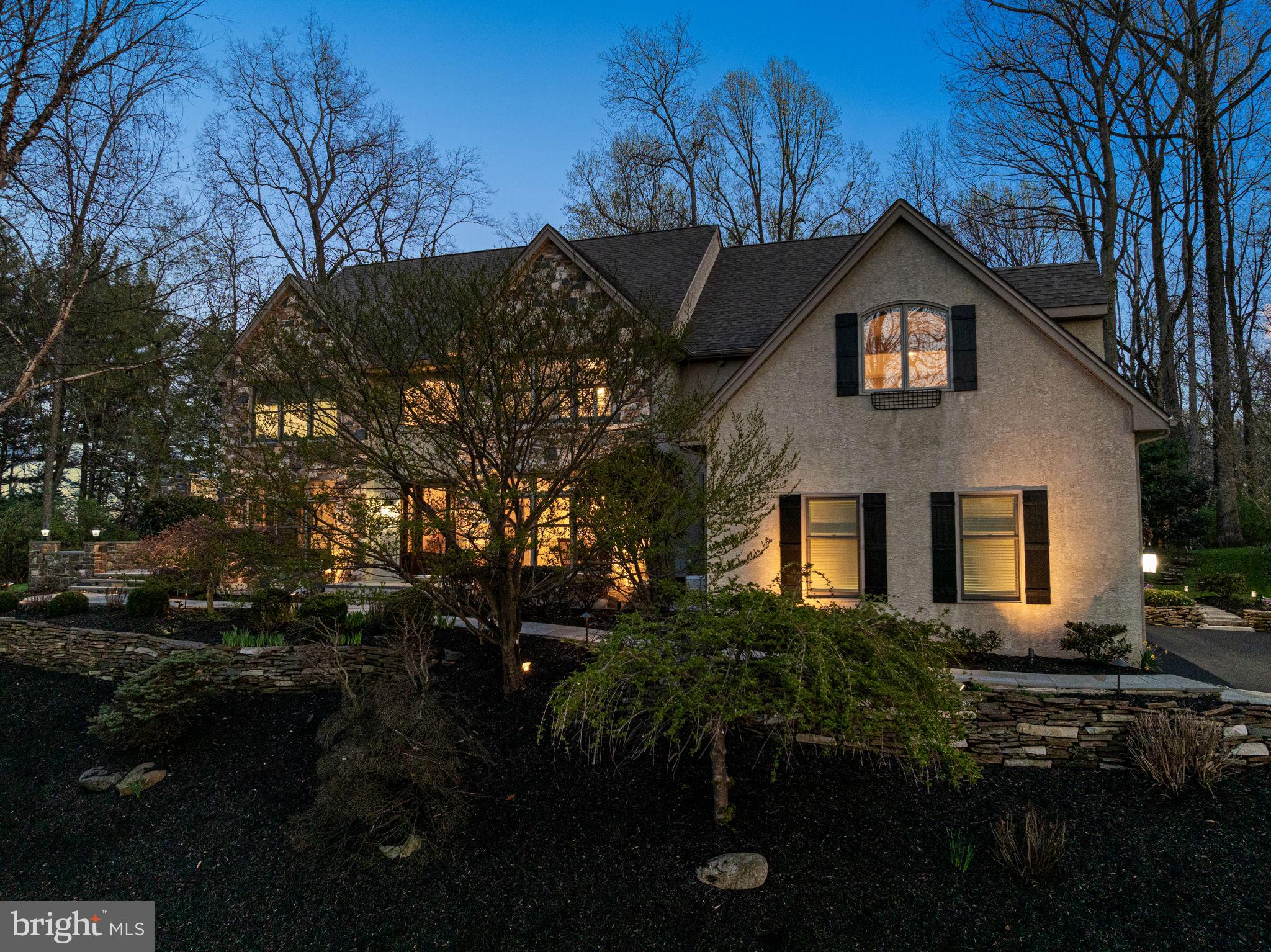 1714 Hickory Hill Road Chadds Ford, PA 19317 - Photo 72 of 82 a front view of a house with a yard