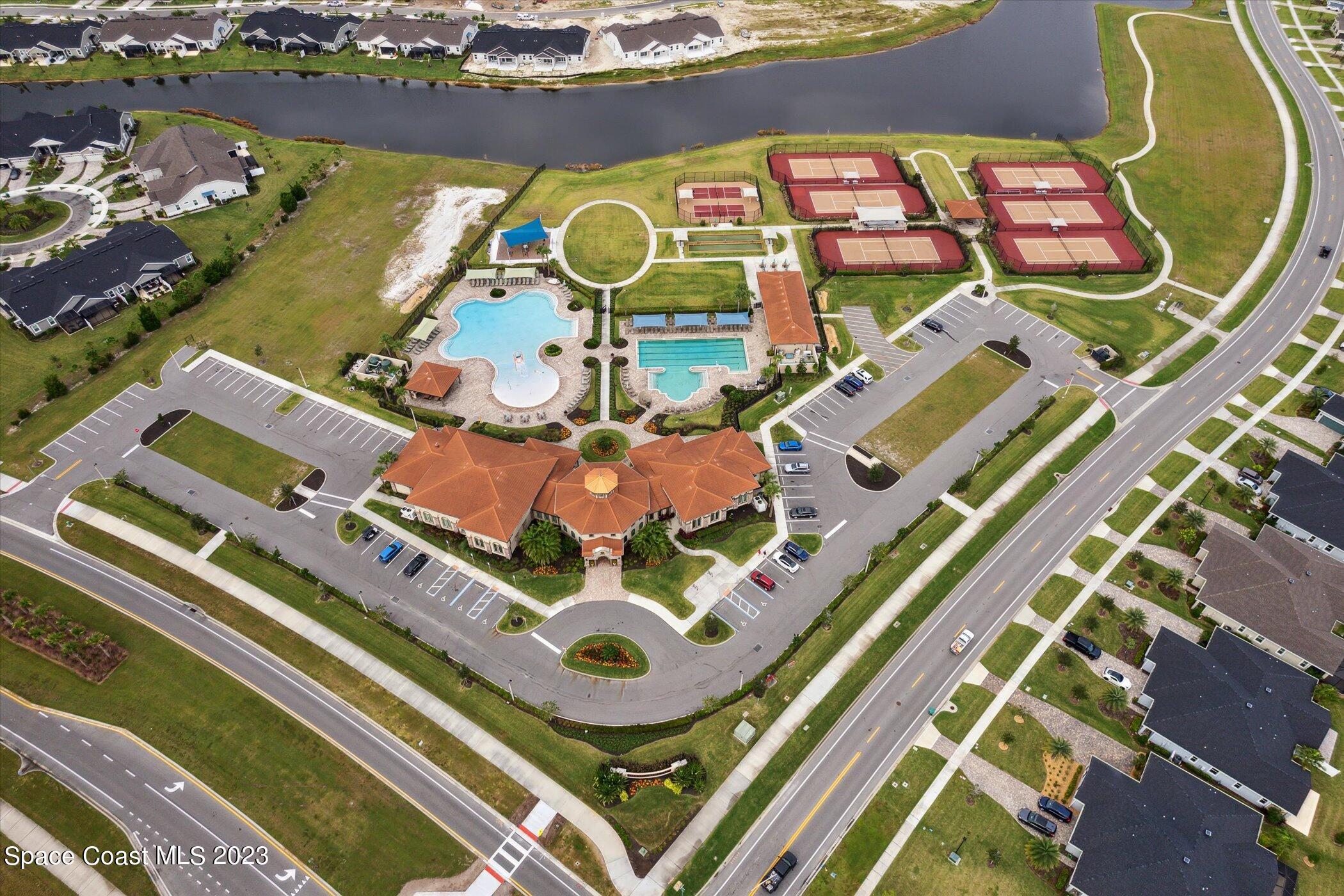 3611 Stabane Place Melbourne, FL 32940 - Photo 45 of 50 an aerial view of a house