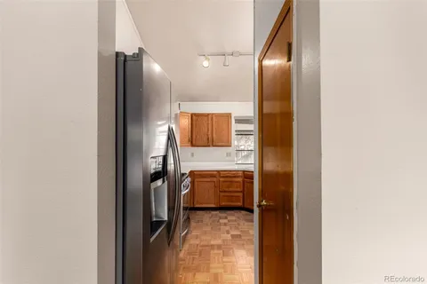 a bathroom with a mirror