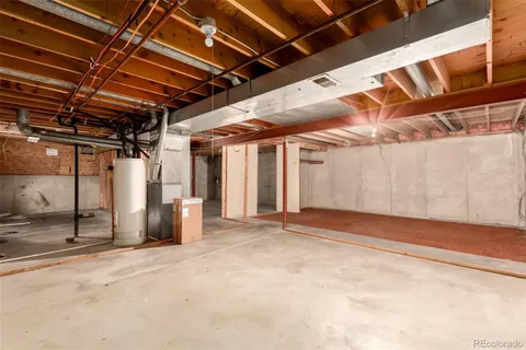 a view of porch with refrigerator