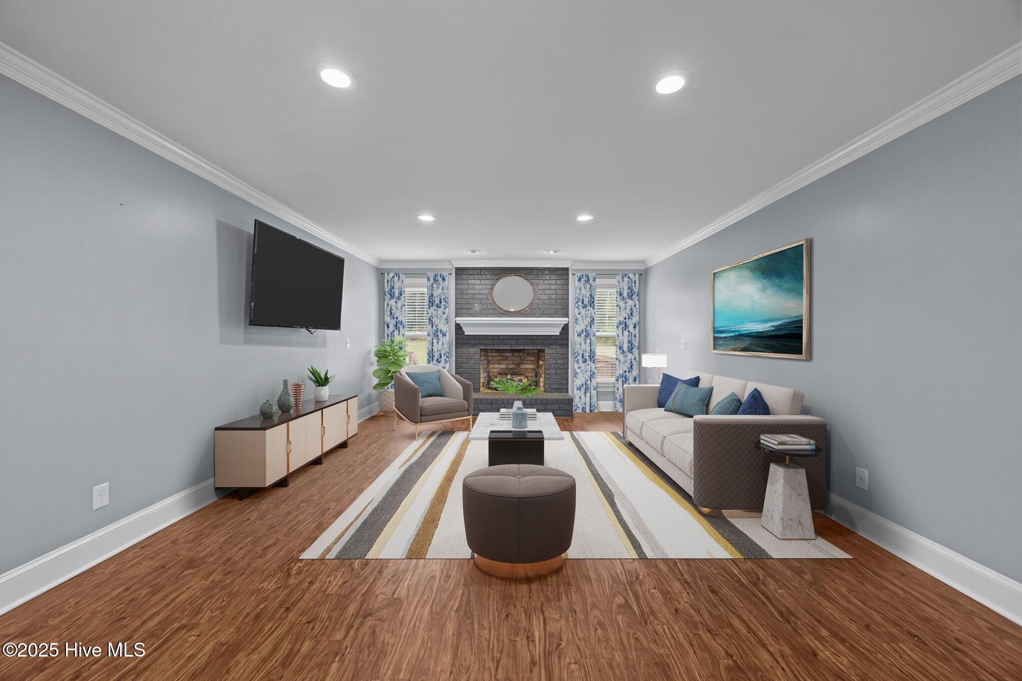 1443 Bland Howell Road Kinston, NC 28504 - Photo 4 of 39 Family Room Staged