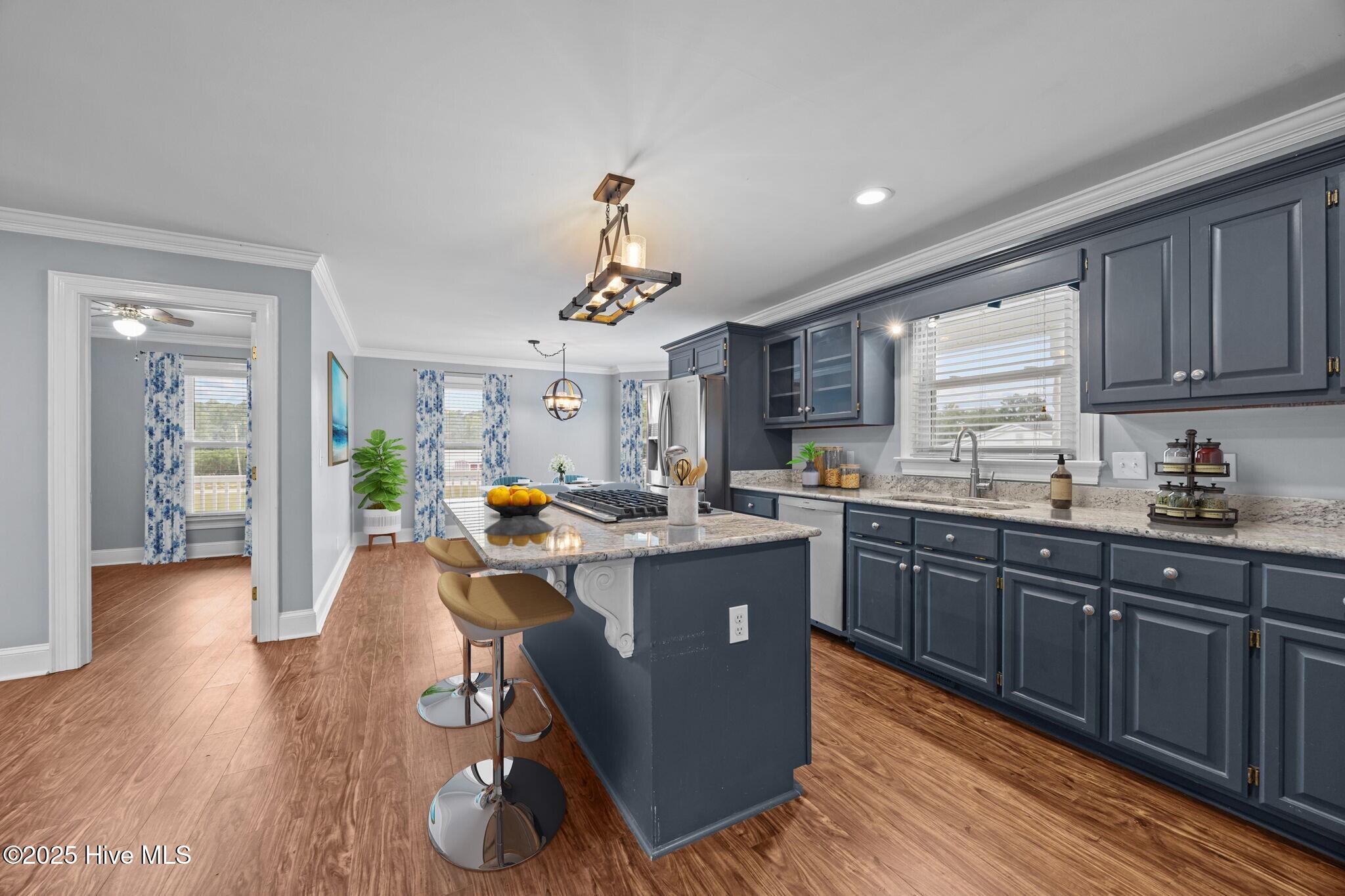 1443 Bland Howell Road Kinston, NC 28504 - Photo 7 of 39 kitchen office staged