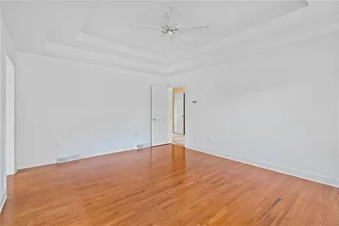 a view of an entryway with bathroom