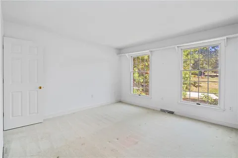 a view of empty room