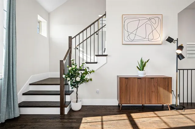 a view of storage and utility room with washer and dryer