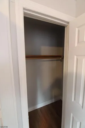 a close view of walk in closet