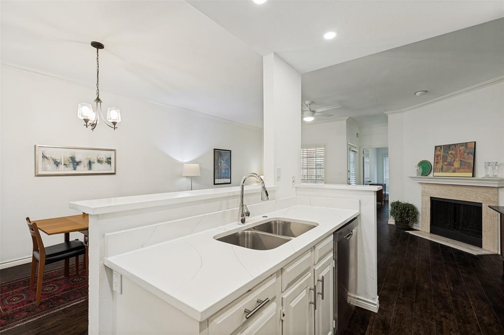 12680 Hillcrest Road, Unit 4107 Dallas, TX 75230 - Photo 11 of 26 Double basin stainless steel sink
