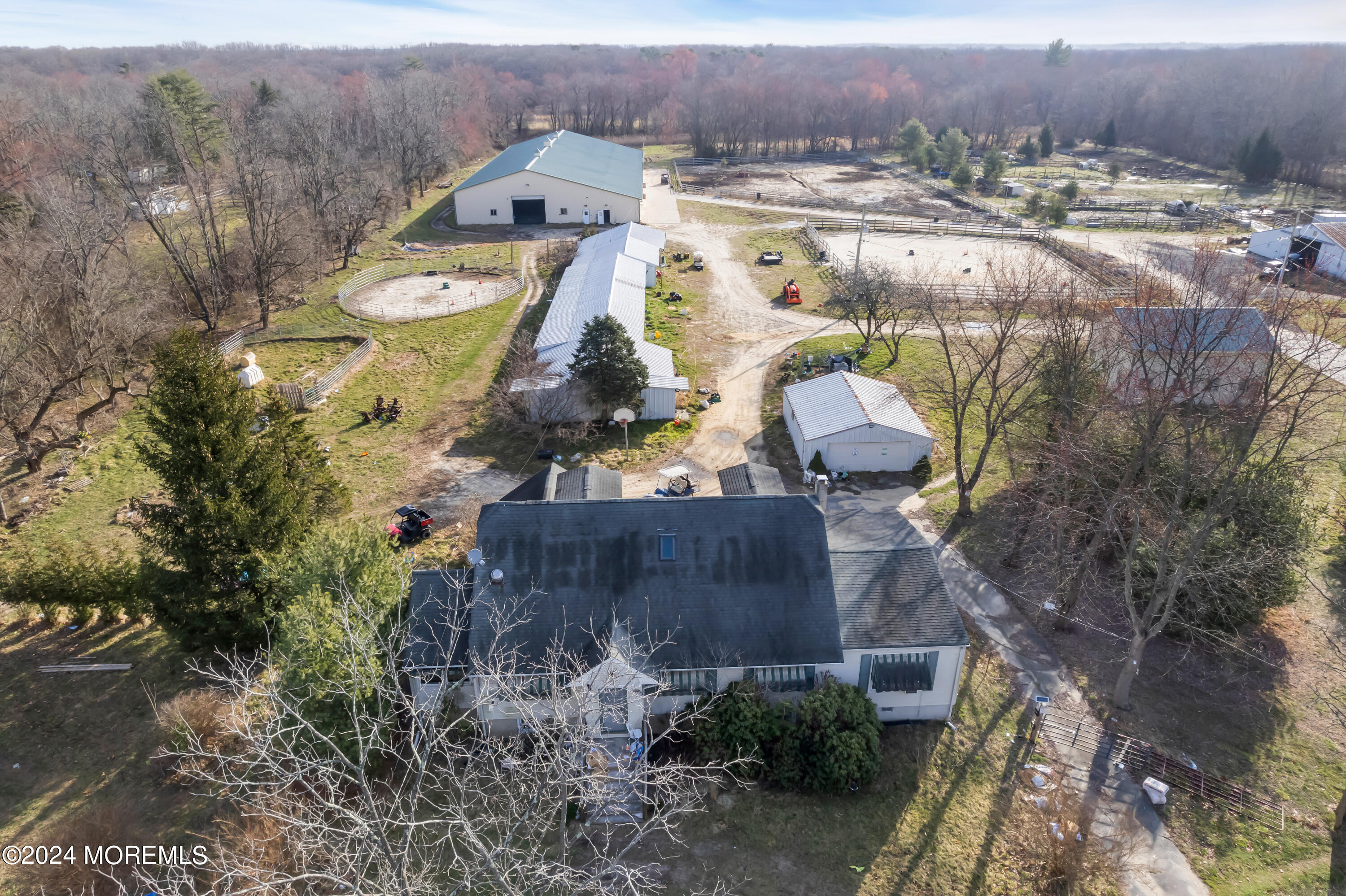 251 Oak Glen Road Howell, NJ 07731 - Photo 12 of 24 an aerial view of a house with outdoor space