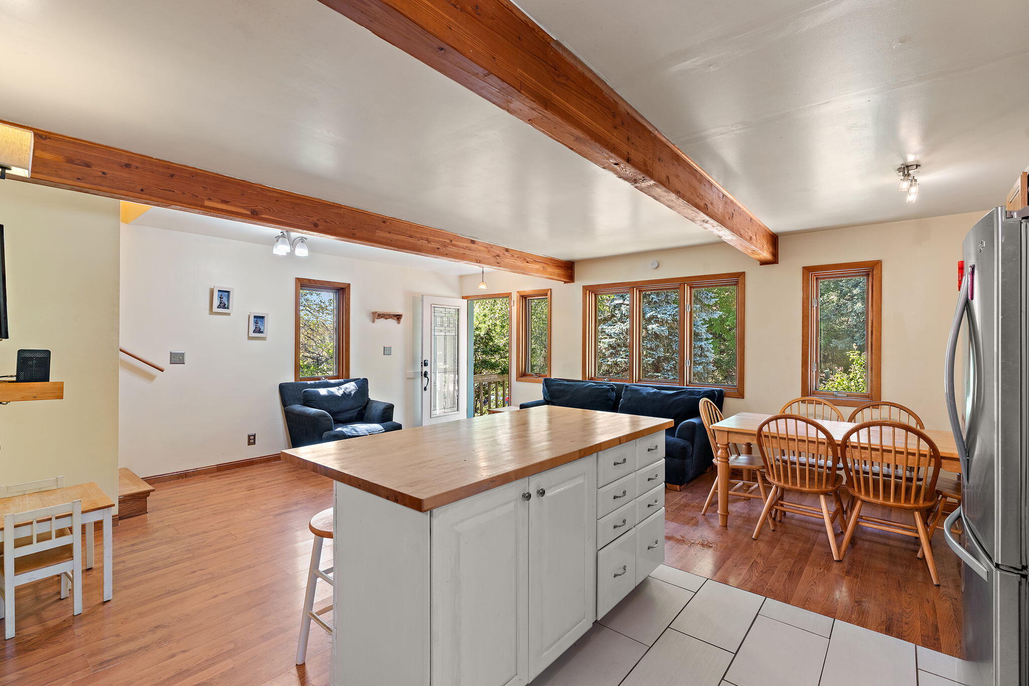 225 Warren Road Michigan City, IN 46360 - Photo 13 of 47 a living room with furniture and wooden floor