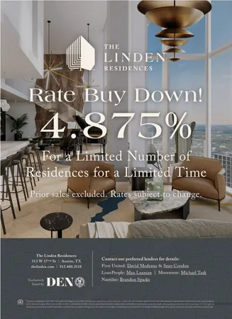 $800,000 | 313 West 17th Street, Unit 2103, Austin, TX 78701