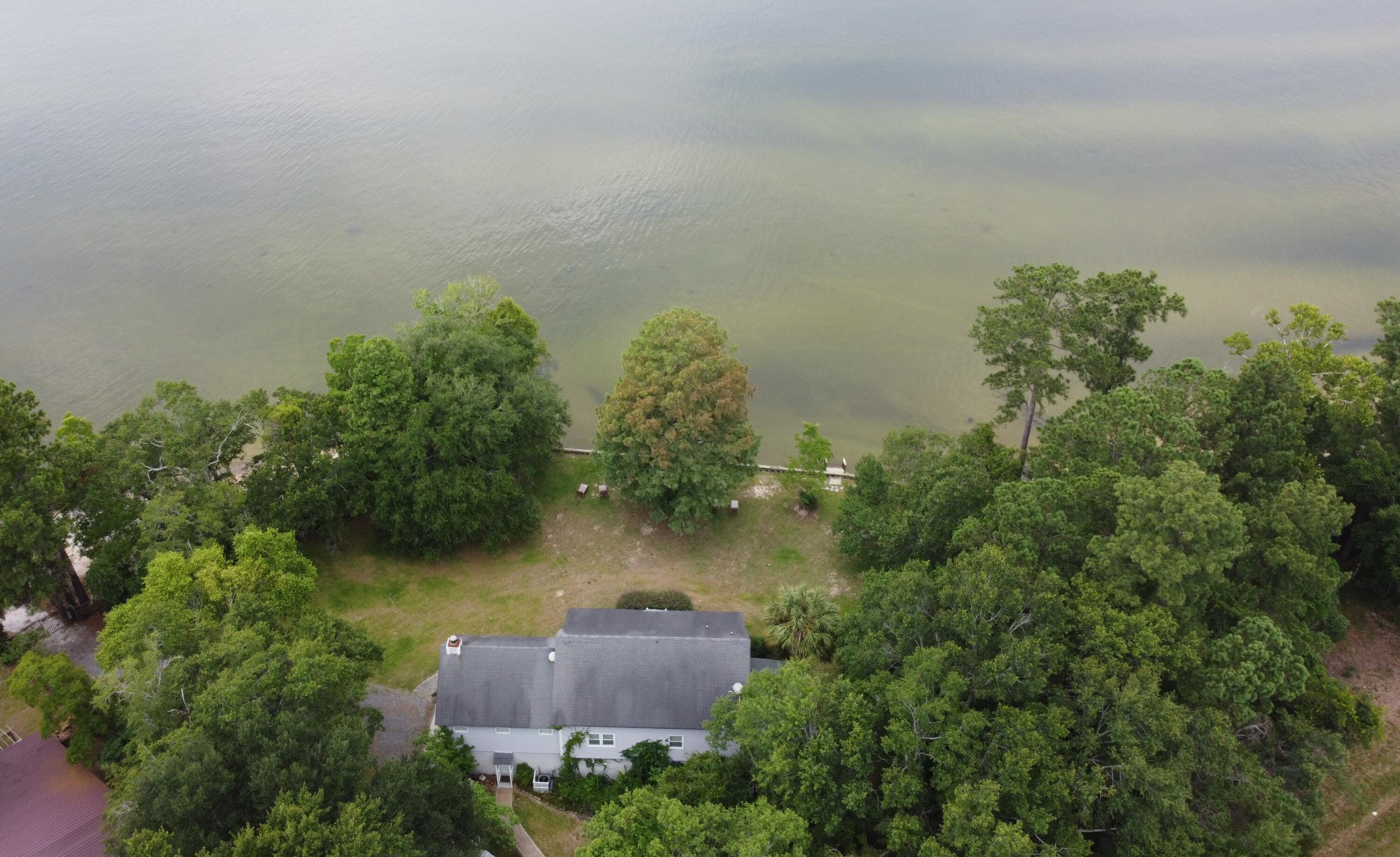 1150 Overton Drive Moncks Corner, SC 29461 - Photo 5 of 49 Aerial - house and lake