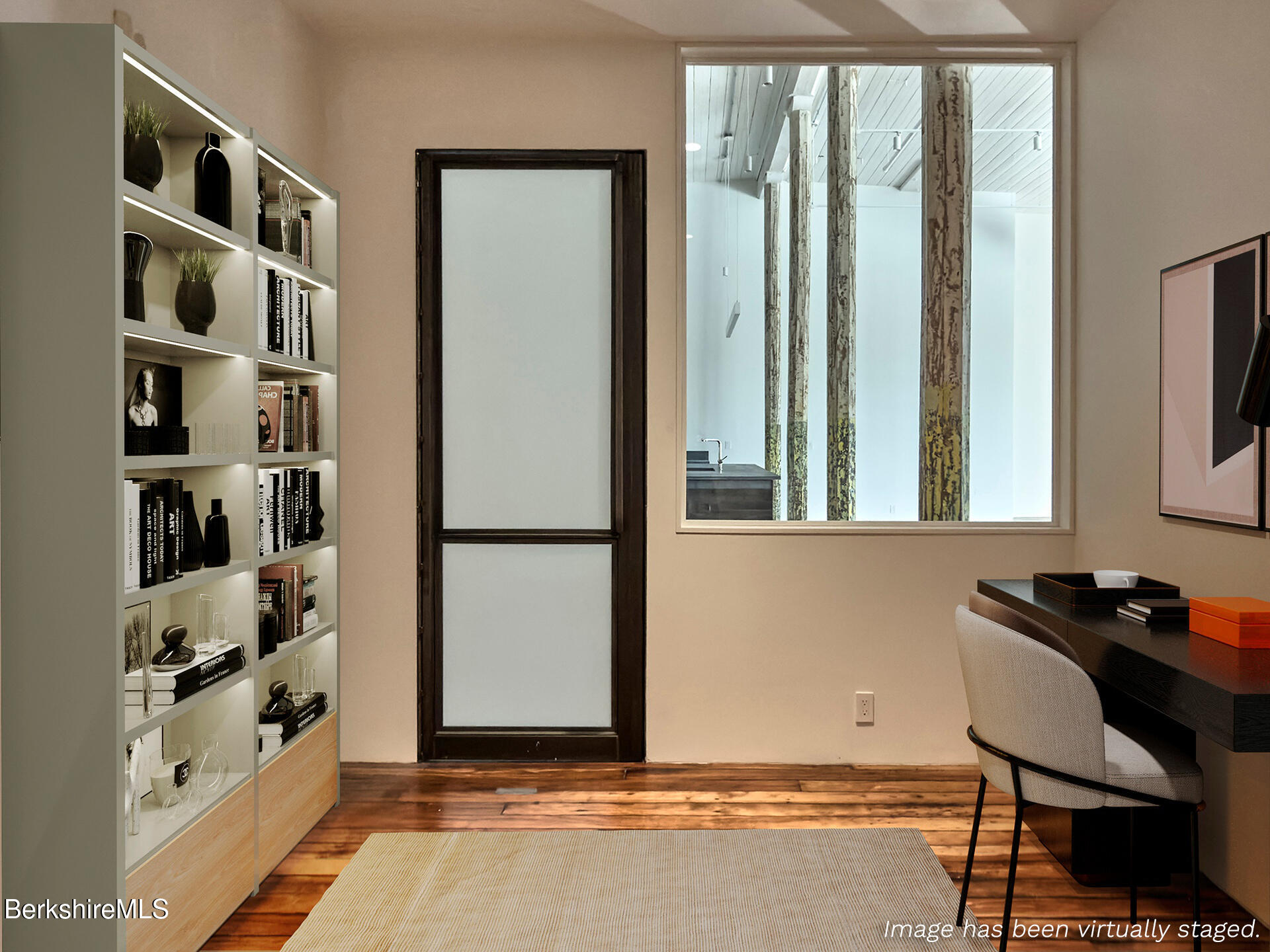 520 State Road, Unit 402 North Adams, MA 01247 - Photo 17 of 41 a view of a workspace with furniture and a window