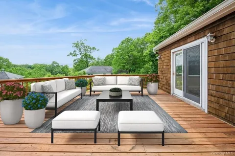 a view of outdoor space yard deck patio and outdoor seating